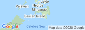 Autonomous Region In Muslim Mindanao map
